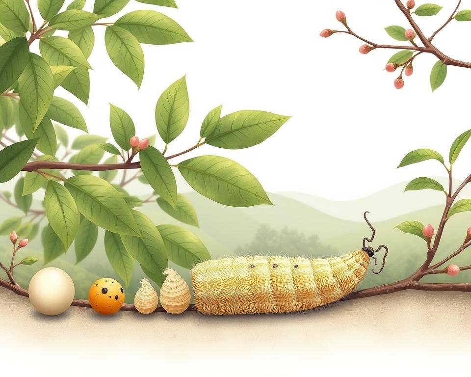 Lifecycle of the Silkworm